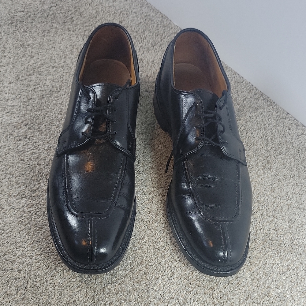 Allen Edmonds Black Leather Oxfords Sz 9.5 AA
